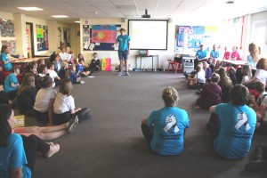 Miss Watt introduces the day