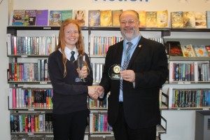 Lara Gimbuta, awarded the Ostler Award for Outstanding Personal Achievement