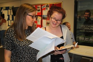 Miss Haynes, Head of Sixth Form, and Josie Tapp