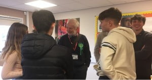 #4 Henry Gent chatting