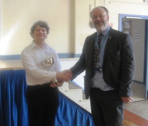Andrew Barnes with Dr Bawn