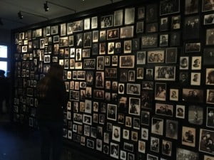 Walls of photos of the victims of the worst genocide in human history,