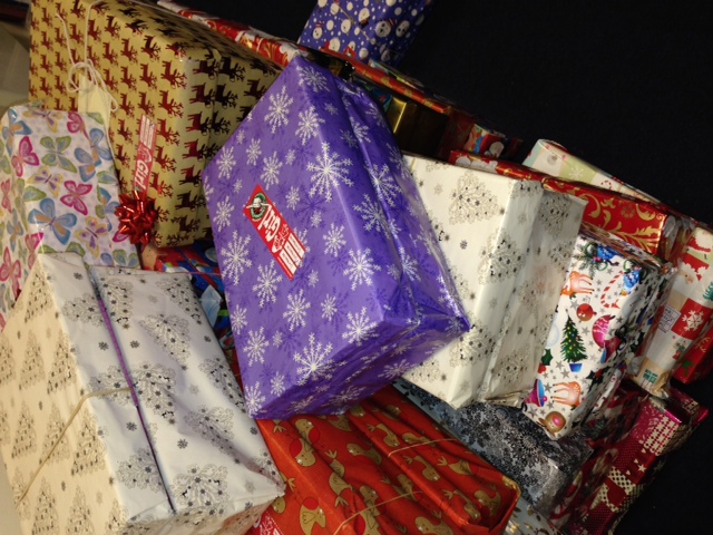 shoeboxes